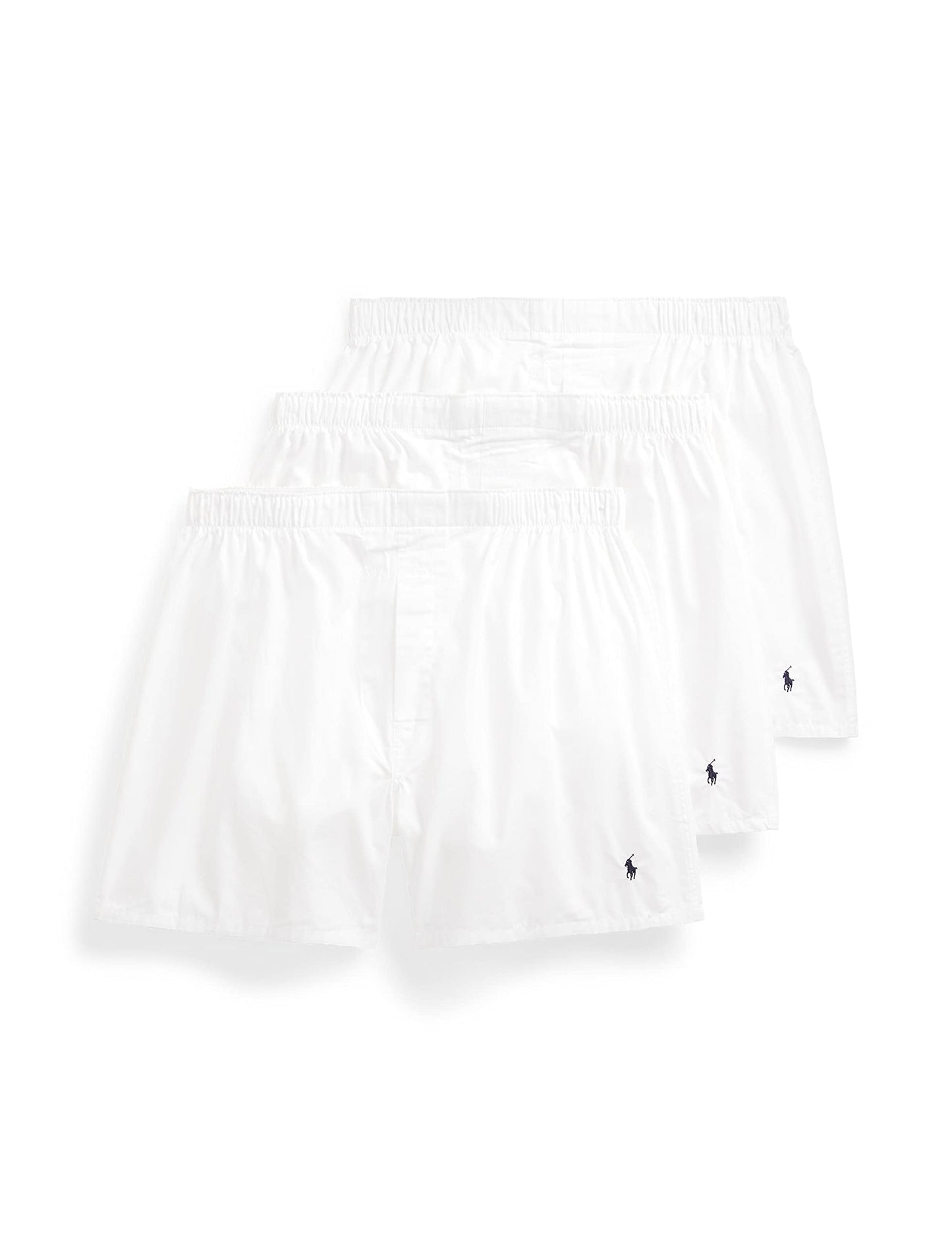Polo Ralph Lauren Herren-Boxershorts, klassische Passform, Baumwolle, gewebt, 3er-Pack