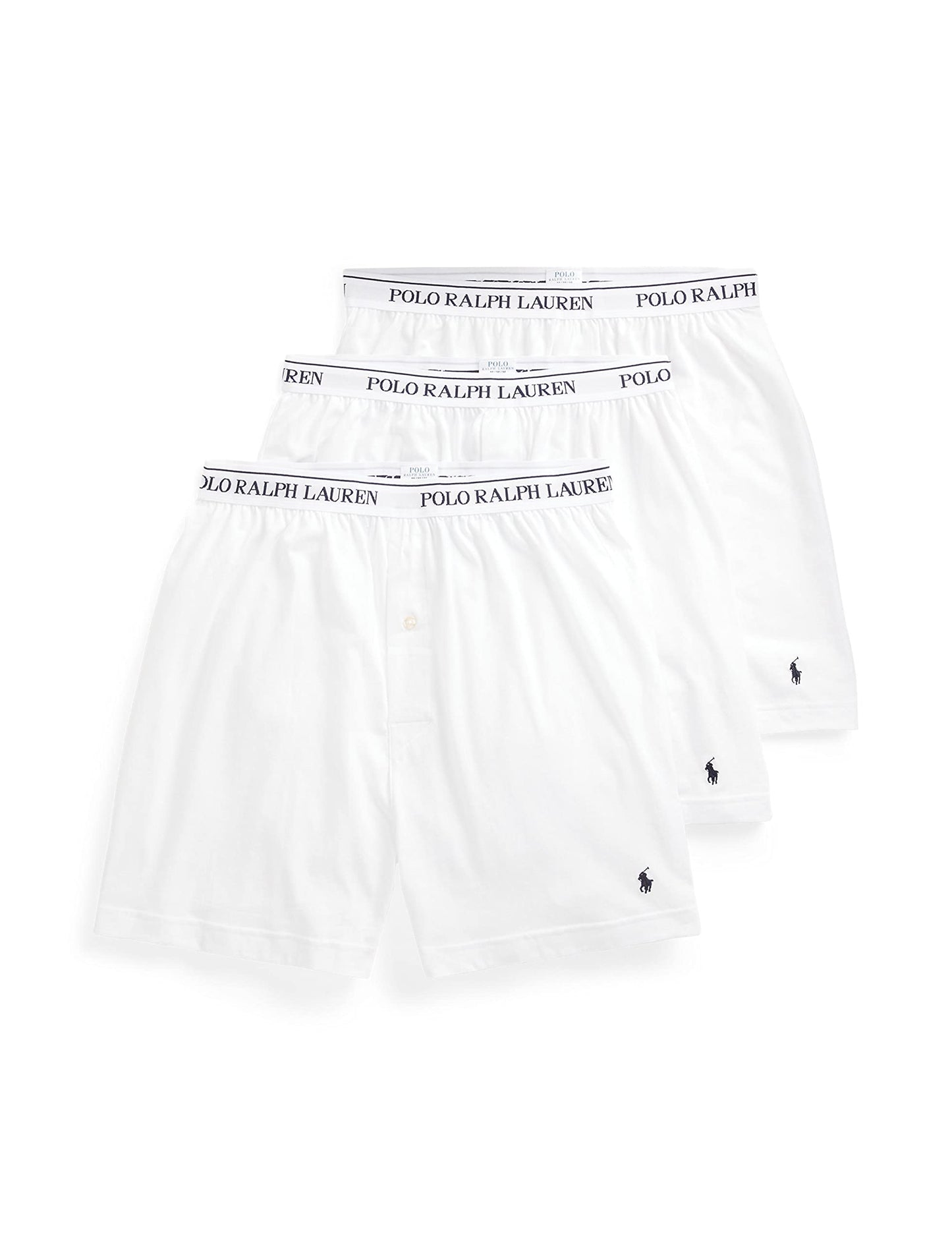 Polo Ralph Lauren Herren-Boxershorts, klassische Passform, Baumwolle, gewebt, 3er-Pack