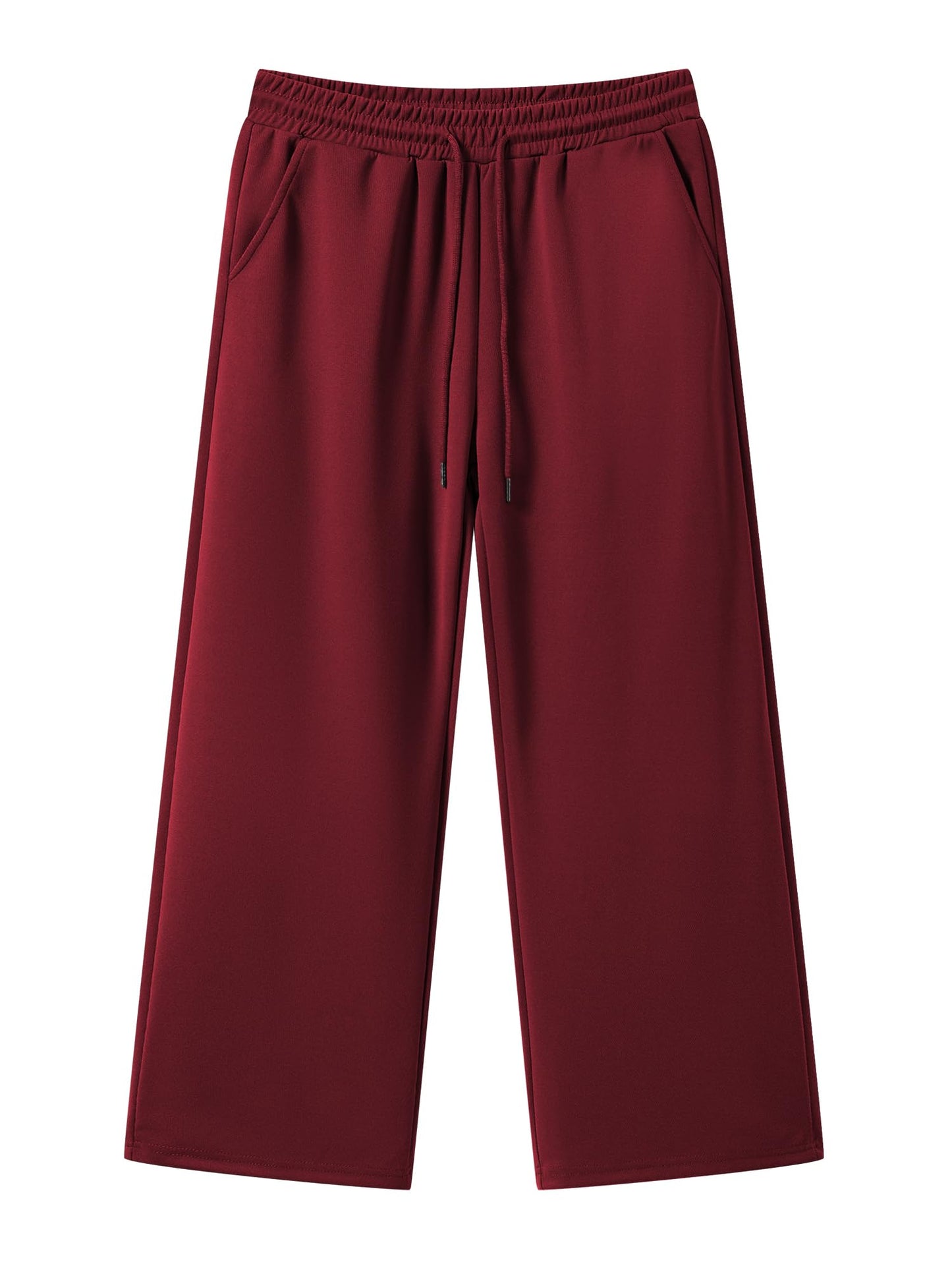 JMIERR Herren Casual Baggy Hosen Breite Beine Lounge Workout Gym Reise Sweatpants mit Taschen S-3XL