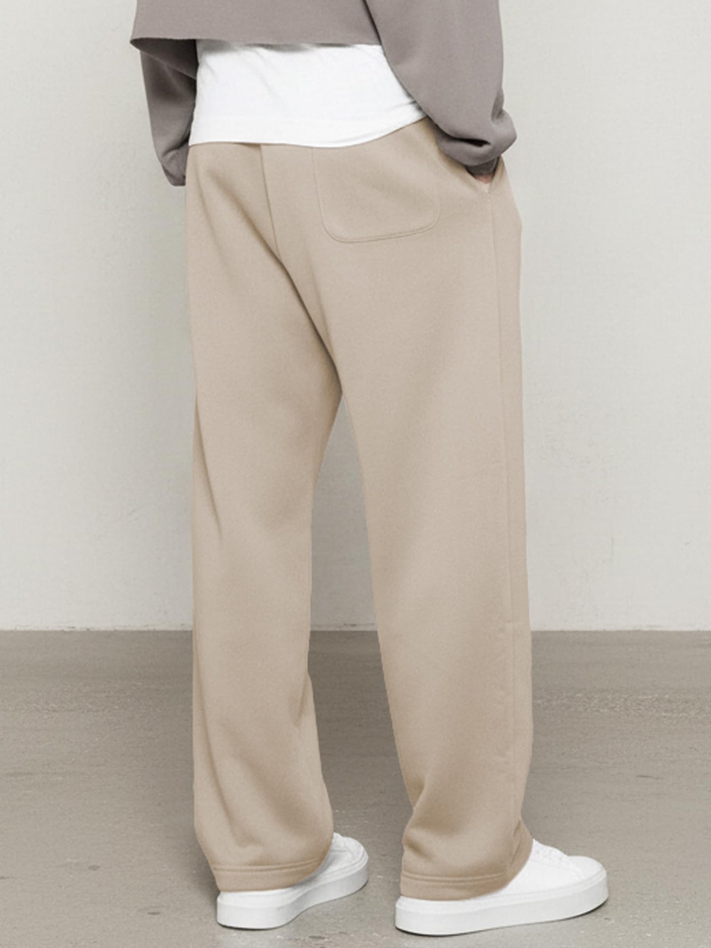 JMIERR Herren Casual Baggy Hosen Breite Beine Lounge Workout Gym Reise Sweatpants mit Taschen S-3XL