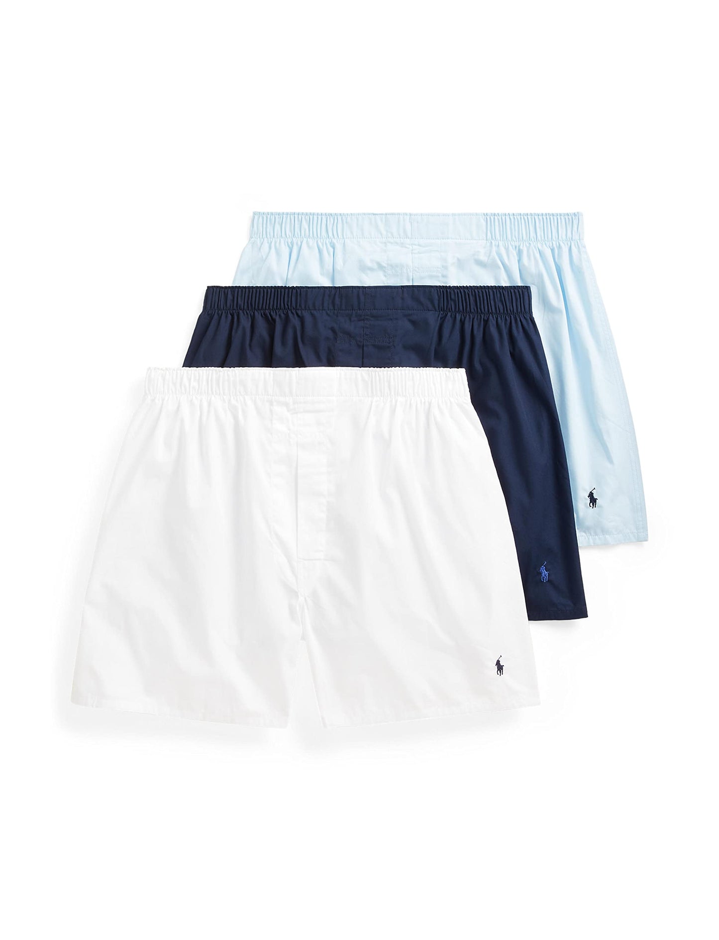 Polo Ralph Lauren Herren-Boxershorts, klassische Passform, Baumwolle, gewebt, 3er-Pack