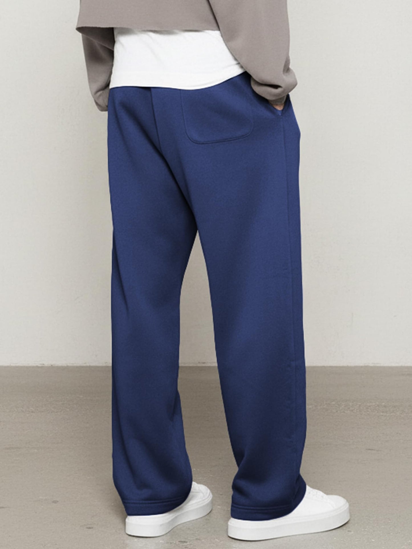 JMIERR Herren Casual Baggy Hosen Breite Beine Lounge Workout Gym Reise Sweatpants mit Taschen S-3XL