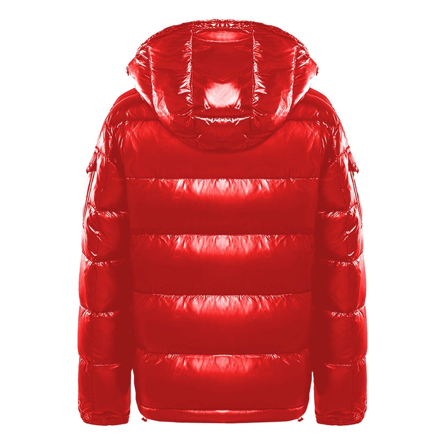 Generisch Daunenjacke Herren Männer Warme Daunenjacken Reflektierende Jack Metall Glänzende Windjacke Parka Steppjacke Herren Einfarbig Winter Schnee Unten Jacken Glänzende Daunenjacke Herren