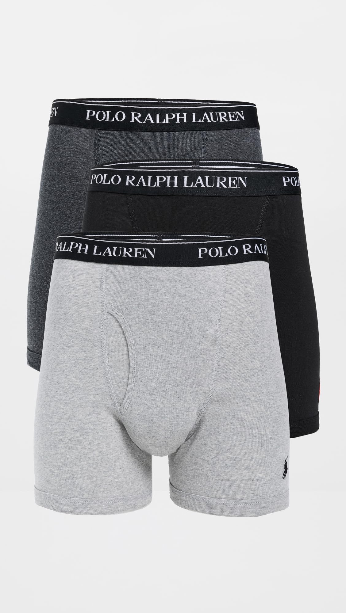 Polo Ralph Lauren Herren-Boxershorts, klassische Passform, Baumwolle, gewebt, 3er-Pack