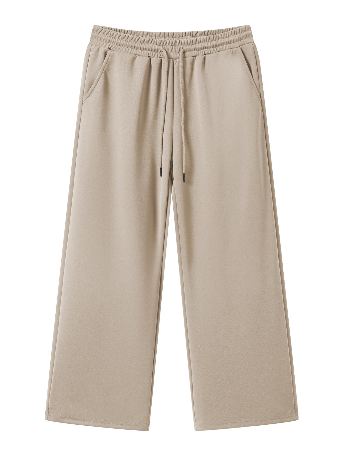 JMIERR Herren Casual Baggy Hosen Breite Beine Lounge Workout Gym Reise Sweatpants mit Taschen S-3XL