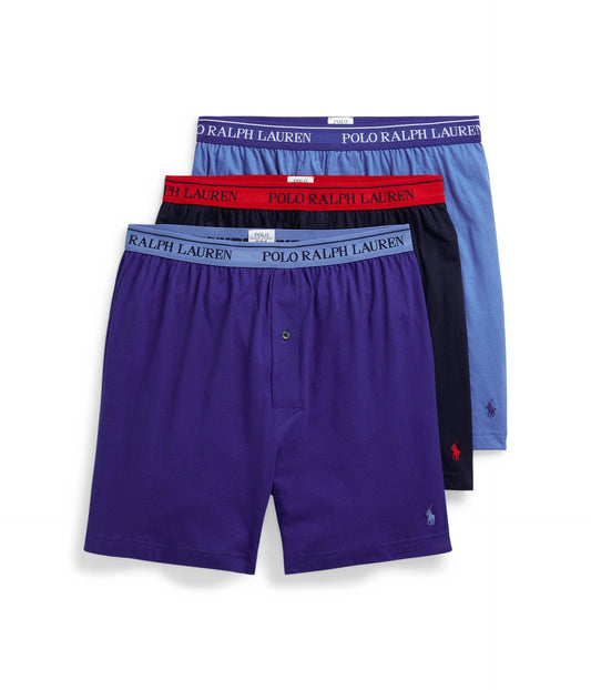 Polo Ralph Lauren Herren-Boxershorts, klassische Passform, Baumwolle, gewebt, 3er-Pack