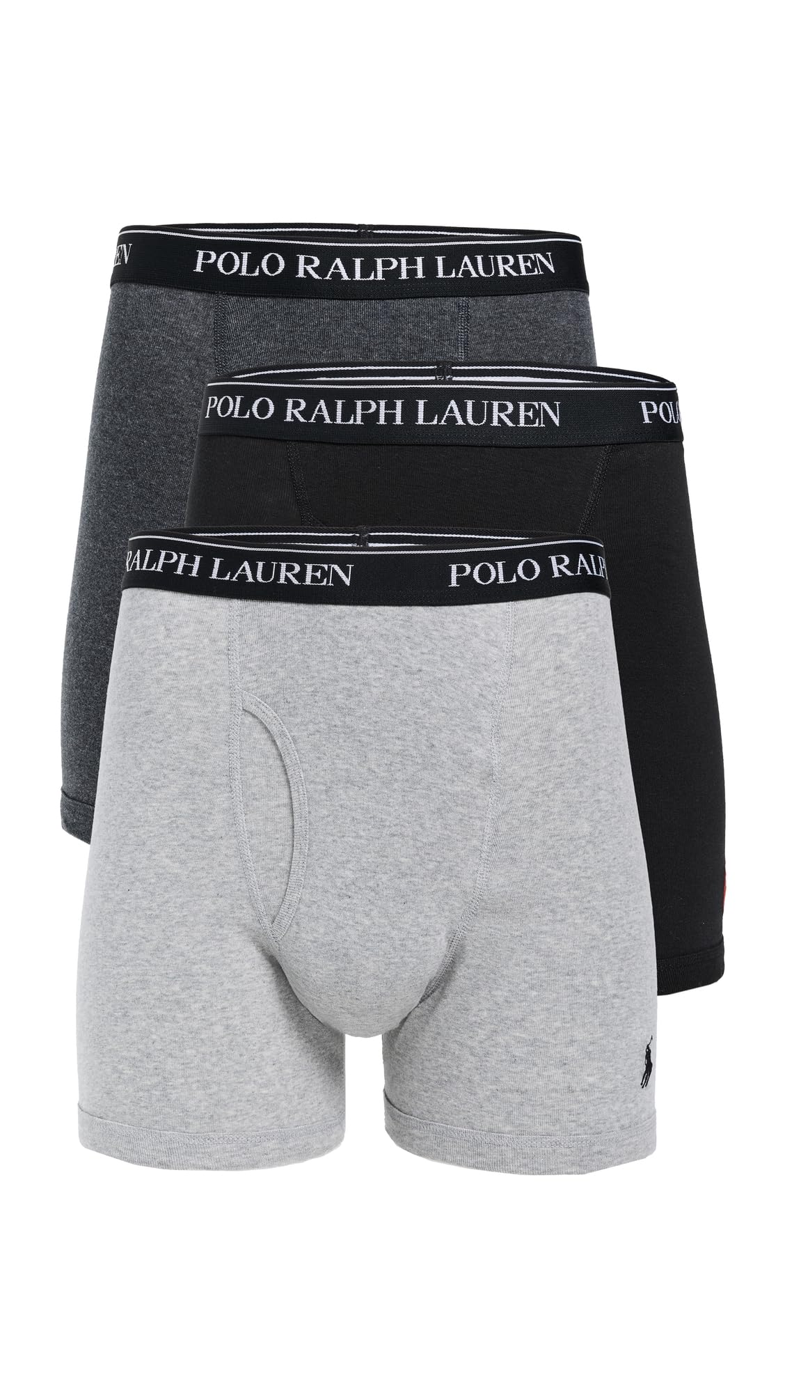 Polo Ralph Lauren Herren-Boxershorts, klassische Passform, Baumwolle, gewebt, 3er-Pack