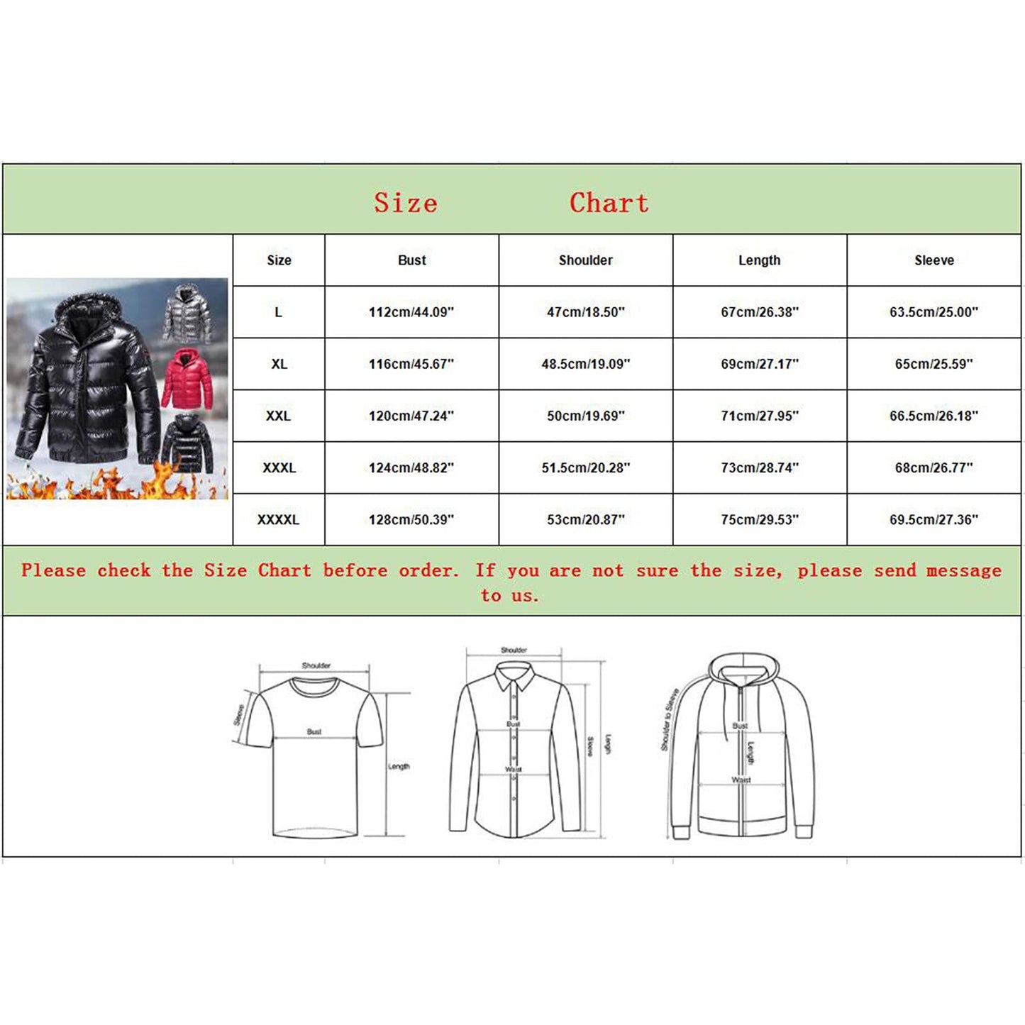 Generisch Daunenjacke Herren Männer Warme Daunenjacken Reflektierende Jack Metall Glänzende Windjacke Parka Steppjacke Herren Einfarbig Winter Schnee Unten Jacken Glänzende Daunenjacke Herren