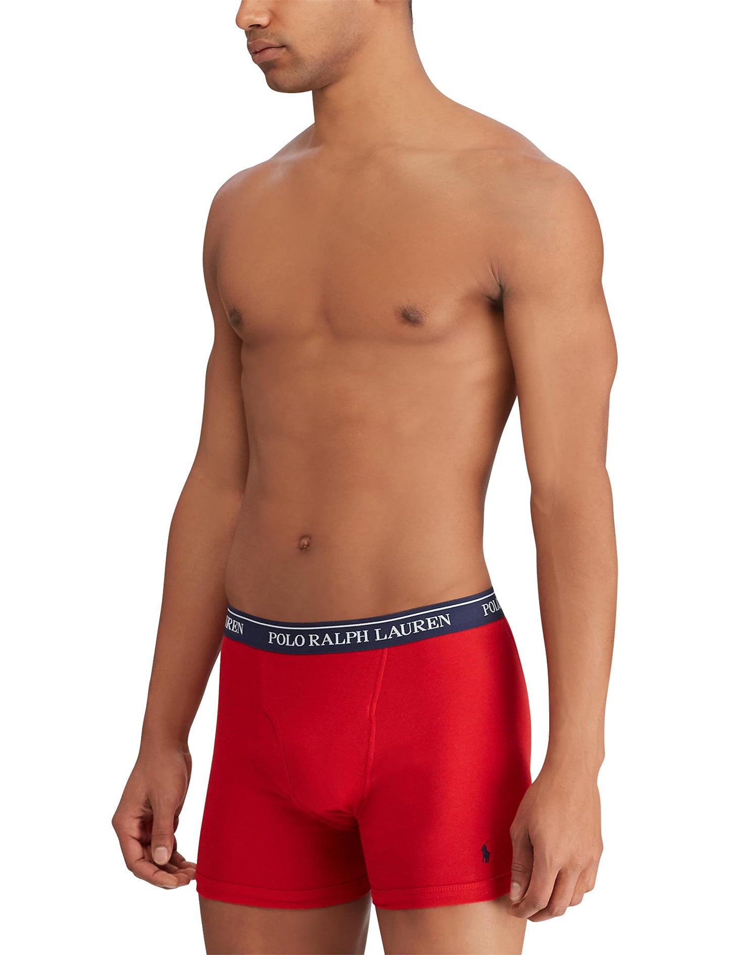 Polo Ralph Lauren Herren-Boxershorts, klassische Passform, Baumwolle, gewebt, 3er-Pack