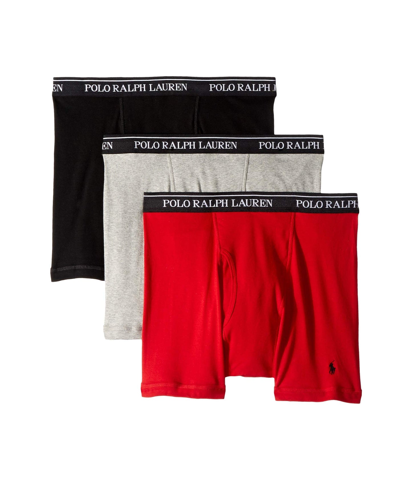 Polo Ralph Lauren Herren-Boxershorts, klassische Passform, Baumwolle, gewebt, 3er-Pack
