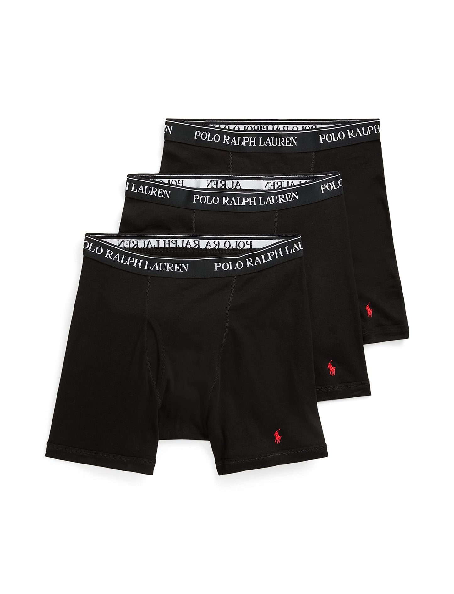 Polo Ralph Lauren Herren-Boxershorts, klassische Passform, Baumwolle, gewebt, 3er-Pack