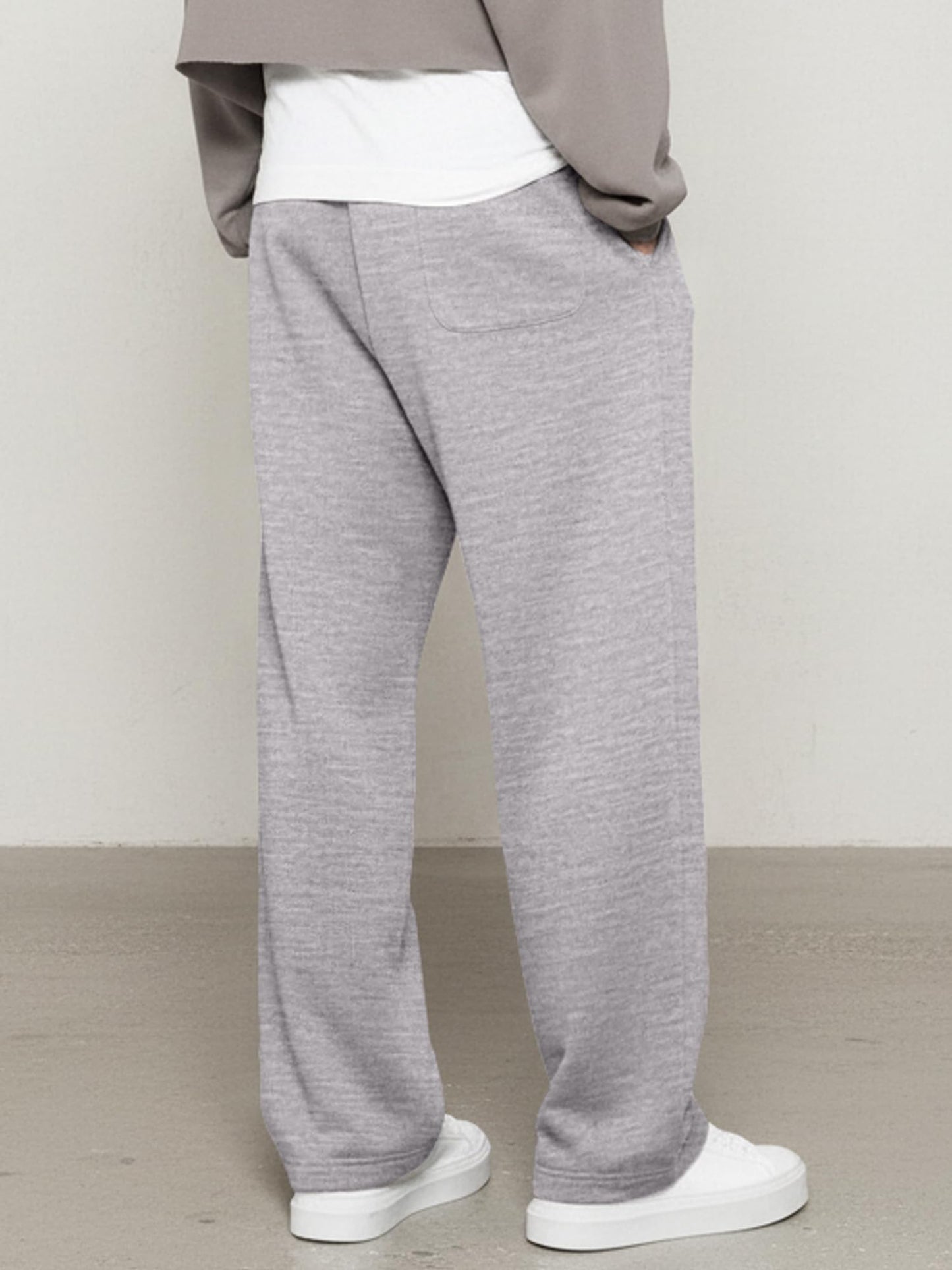 JMIERR Herren Casual Baggy Hosen Breite Beine Lounge Workout Gym Reise Sweatpants mit Taschen S-3XL