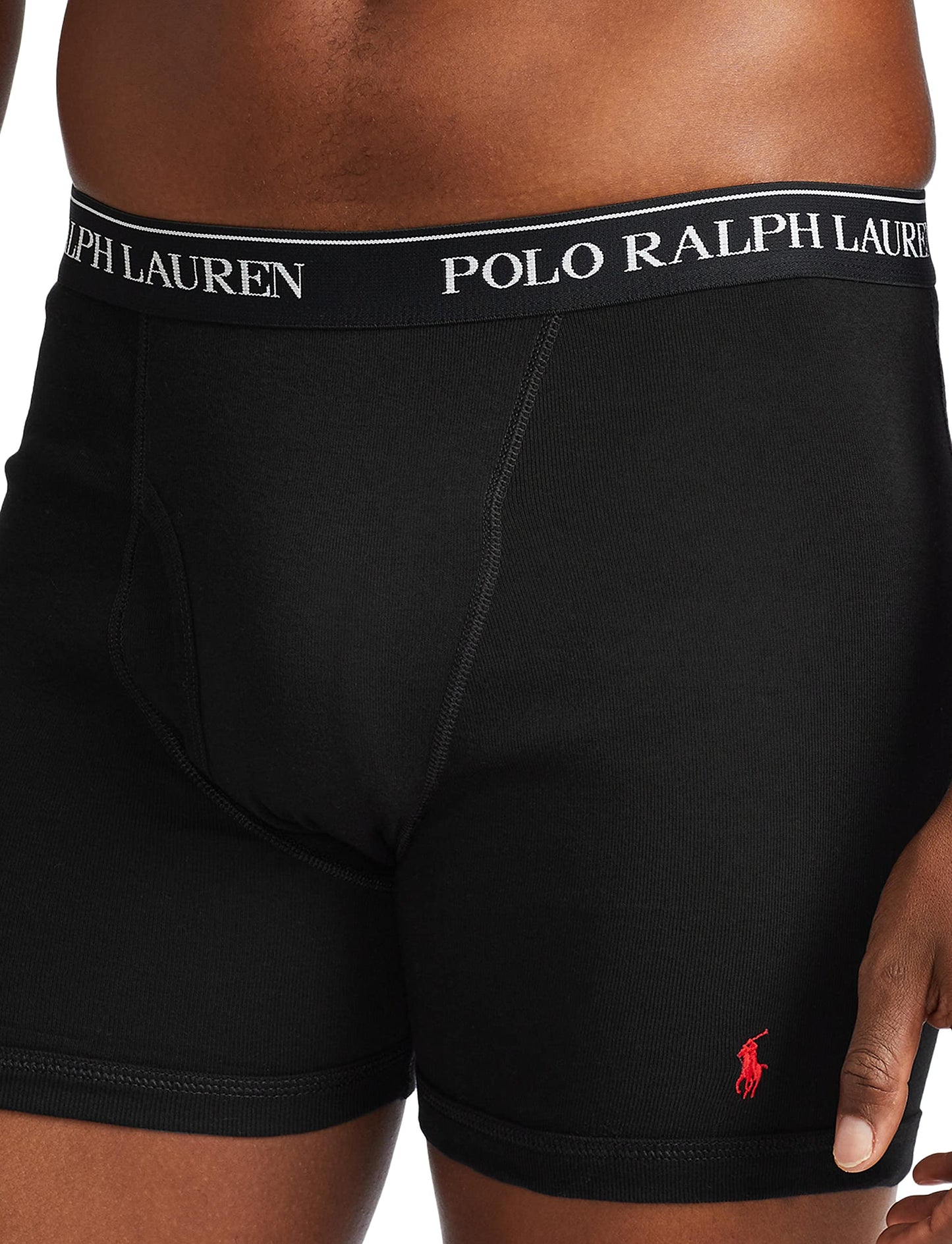 Polo Ralph Lauren Herren-Boxershorts, klassische Passform, Baumwolle, gewebt, 3er-Pack