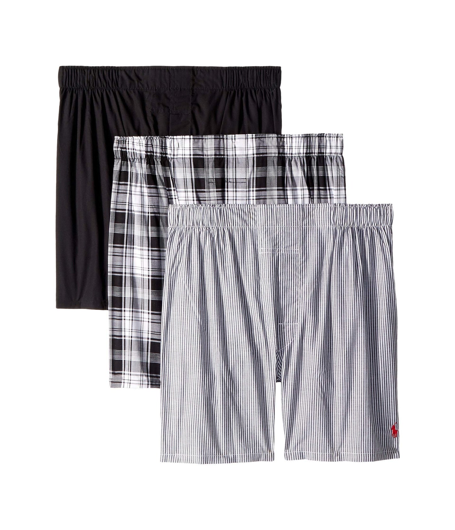 Polo Ralph Lauren Herren-Boxershorts, klassische Passform, Baumwolle, gewebt, 3er-Pack