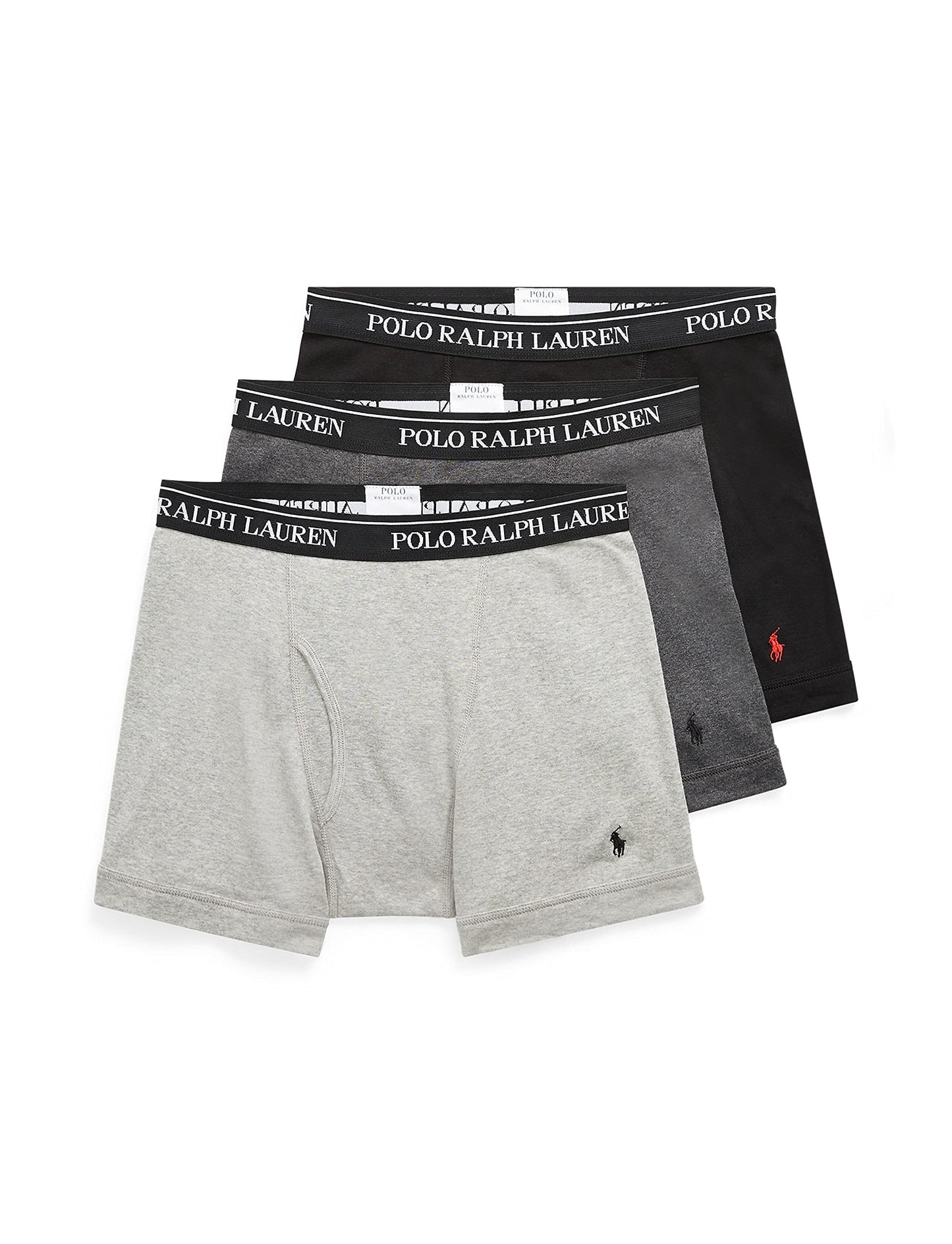 Polo Ralph Lauren Herren-Boxershorts, klassische Passform, Baumwolle, gewebt, 3er-Pack