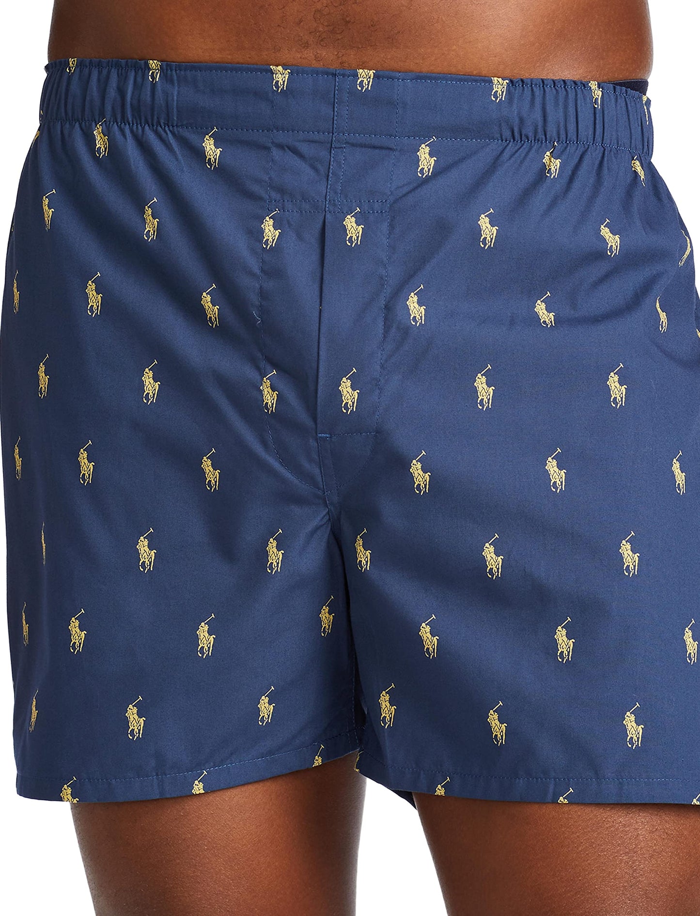 Polo Ralph Lauren Herren-Boxershorts, klassische Passform, Baumwolle, gewebt, 3er-Pack