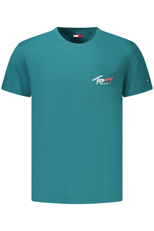TOMMY HILFIGER MEN'S SHORT-SLEEVED T-SHIRT GREEN